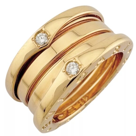 BVLGARI Jewelry - BVLGARI Ring  Pink Gold diamond